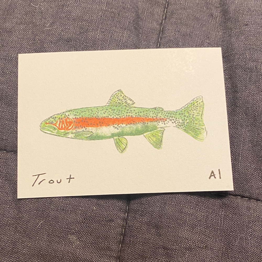 Inciardi Trout Mini Print